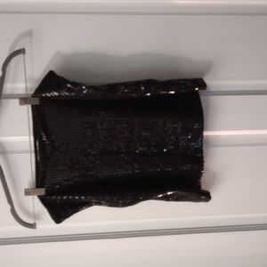 Black sequin skirt from tulle